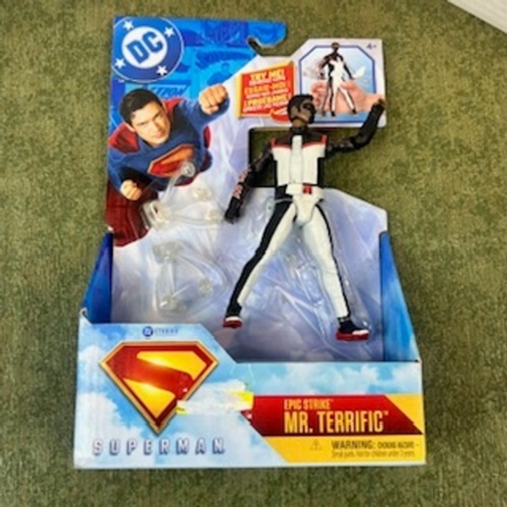 DC Comics Superman Epic Strike Mr Terrific Action Figure New In‎ Box